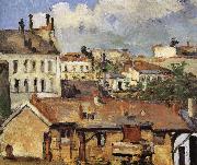 Paul Cezanne rooftop Germany oil painting artist